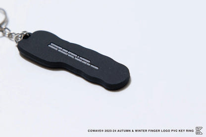 COWAVE 2023-24 Fall & Winter Finger LOGO PVC Key Ring