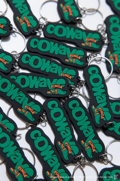 COWAVE 2023-24 Fall & Winter Finger LOGO PVC Key Ring