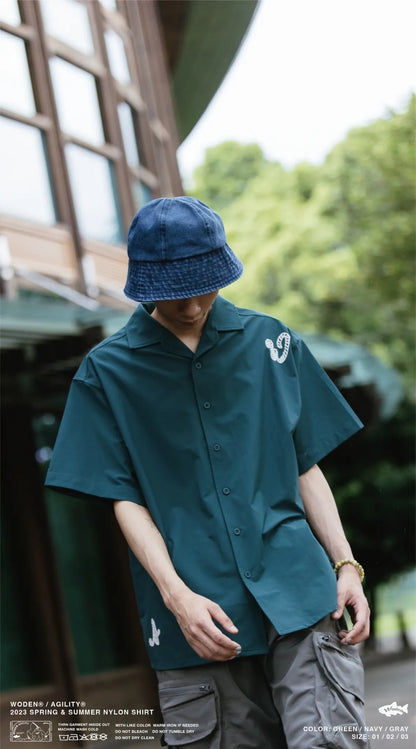 WODEN 23SS 072 WDxJKS Nylon Shirt 綠