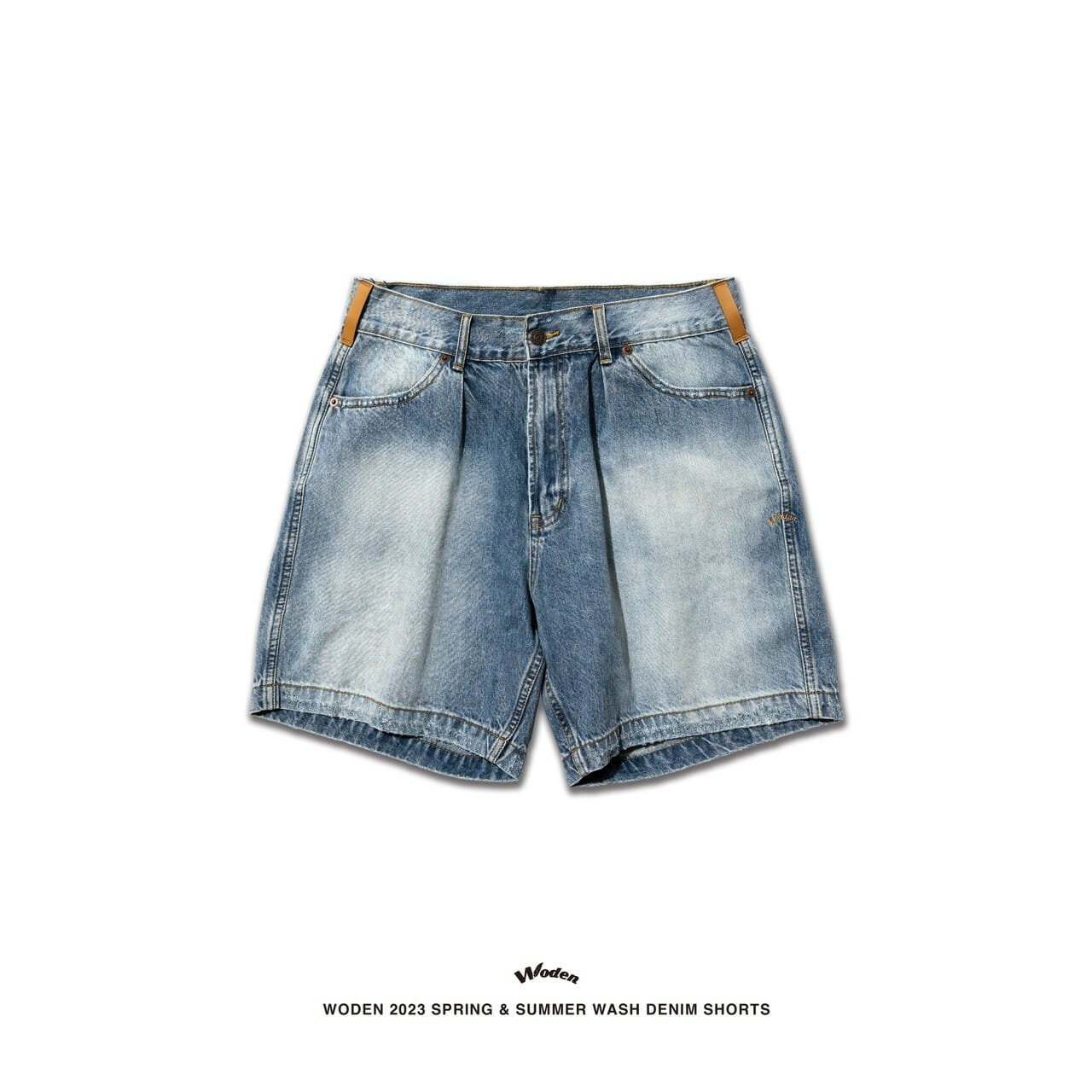 WODEN 2023 Spring & Summer 060 Wash Denim Shorts