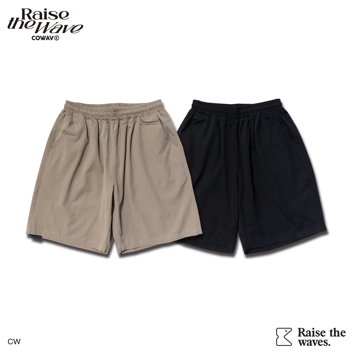 COWAVE 2024 Spring & Summer Straight strip shorts