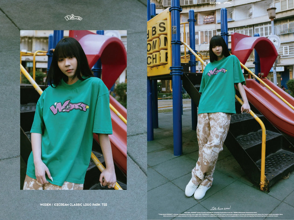 WODEN / ICECREAM 25AW 025 Classic LOGO Park Tee