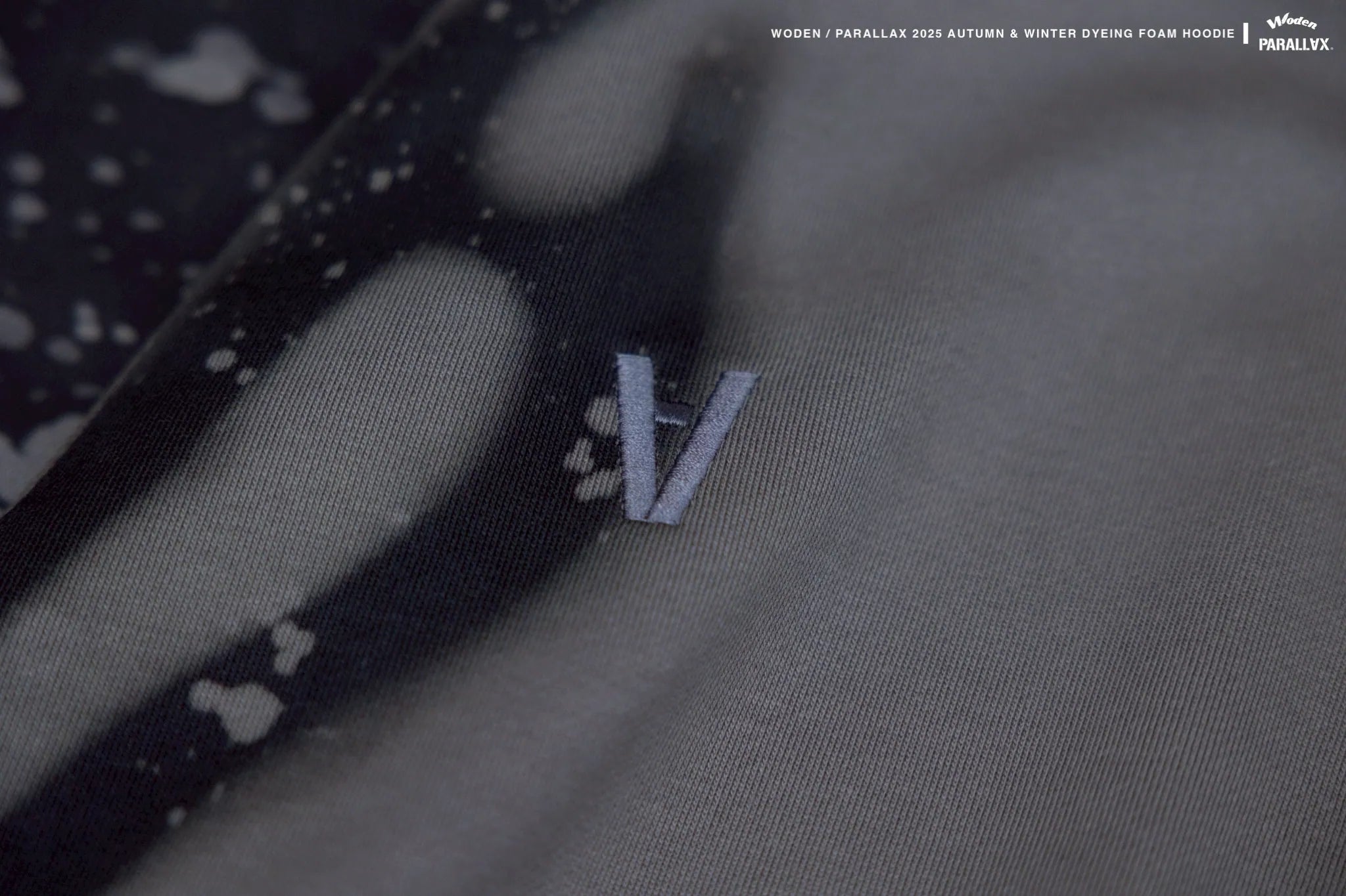 WODEN / PARALLAX 2025 Autumn & Winter Dyeing Foam Hoodie