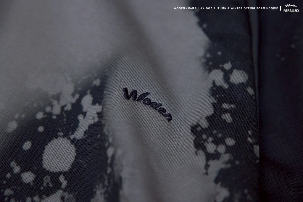 WODEN / PARALLAX 2025 Autumn & Winter Dyeing Foam Hoodie