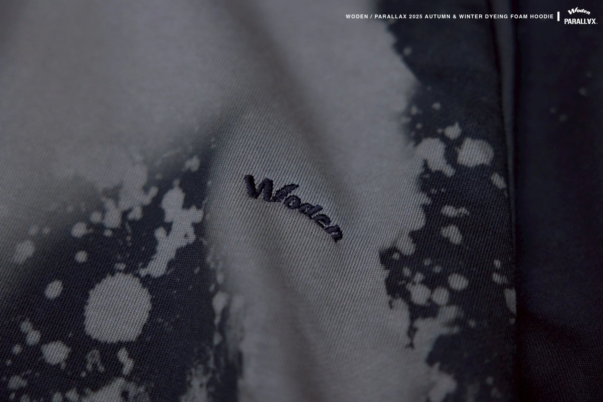 WODEN / PARALLAX 2025 Autumn & Winter Dyeing Foam Hoodie
