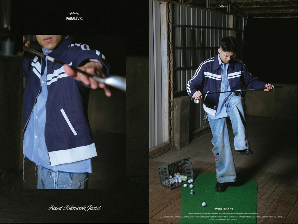 WODEN / PARALLAX 2025 Autumn & Winter Royal Patchwork Jacket