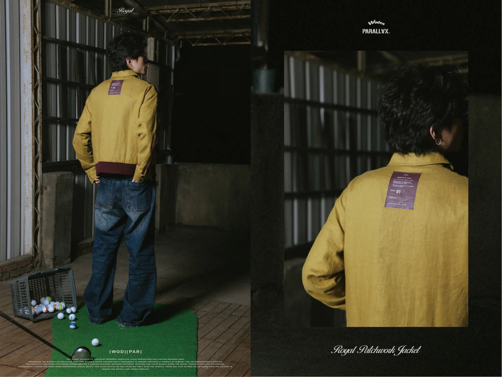 WODEN / PARALLAX 2025 Autumn & Winter Royal Patchwork Jacket