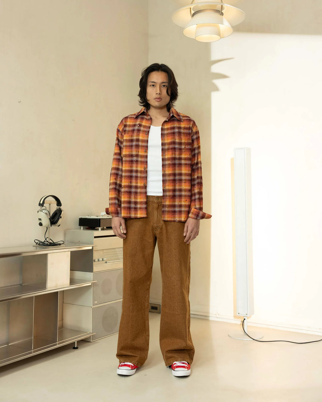 YANGI 5-Pocket Wild Leg Jeans