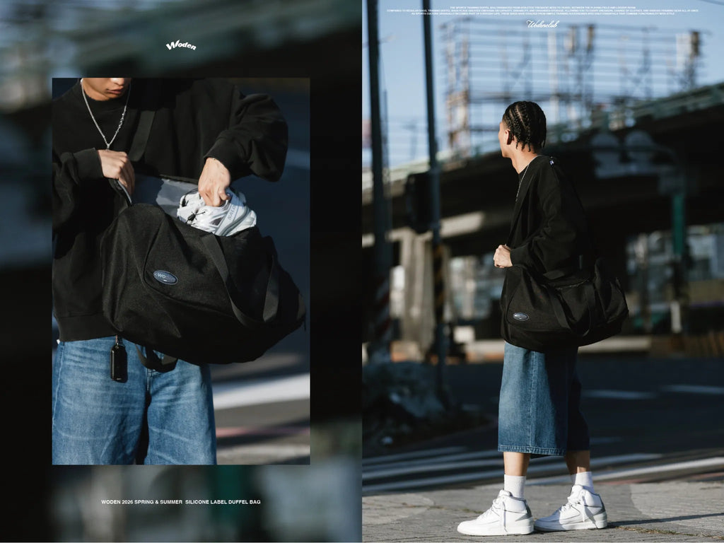 WODEN 2026 Spring & Summer 002 Silicone Label Duffel Bag