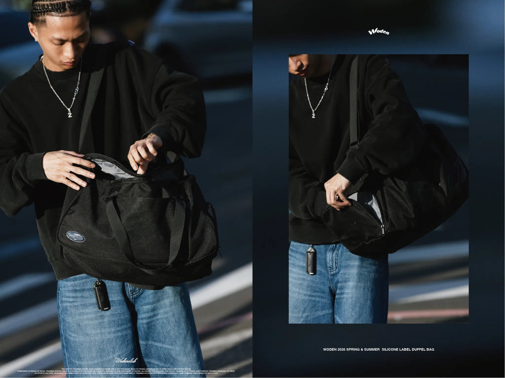 WODEN 2026 Spring & Summer 002 Silicone Label Duffel Bag