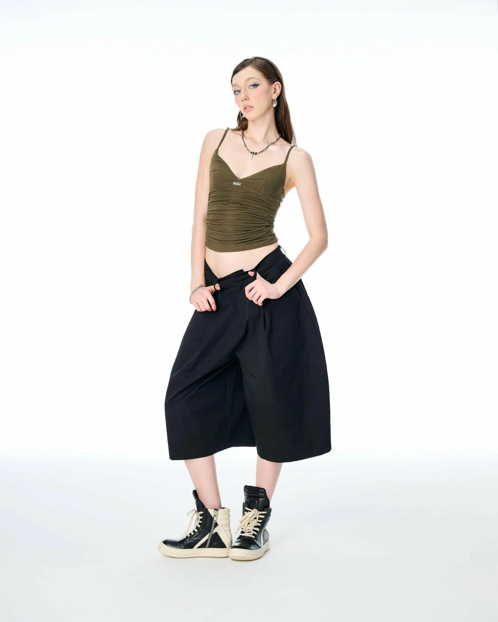 PUSH PUSH KHAKI SHORTS