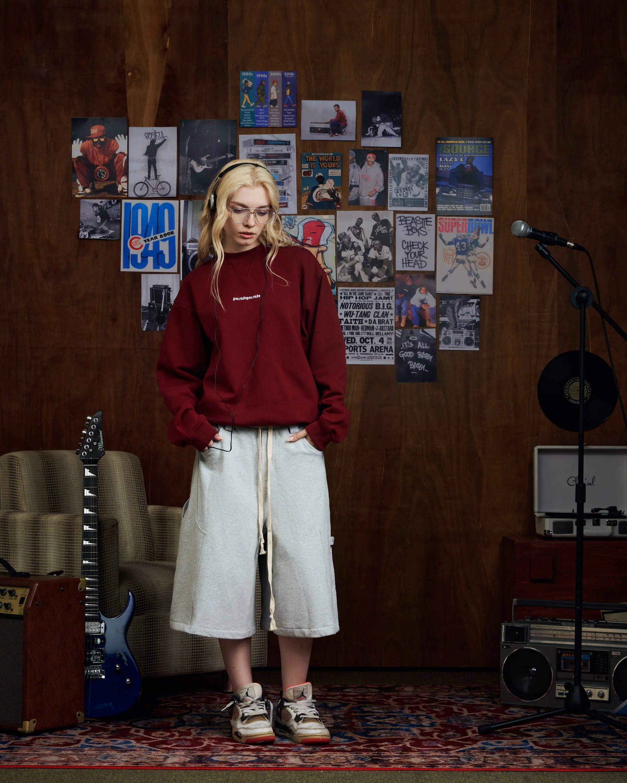 PUSH PUSH PP NIFTY SWEATSHORTS