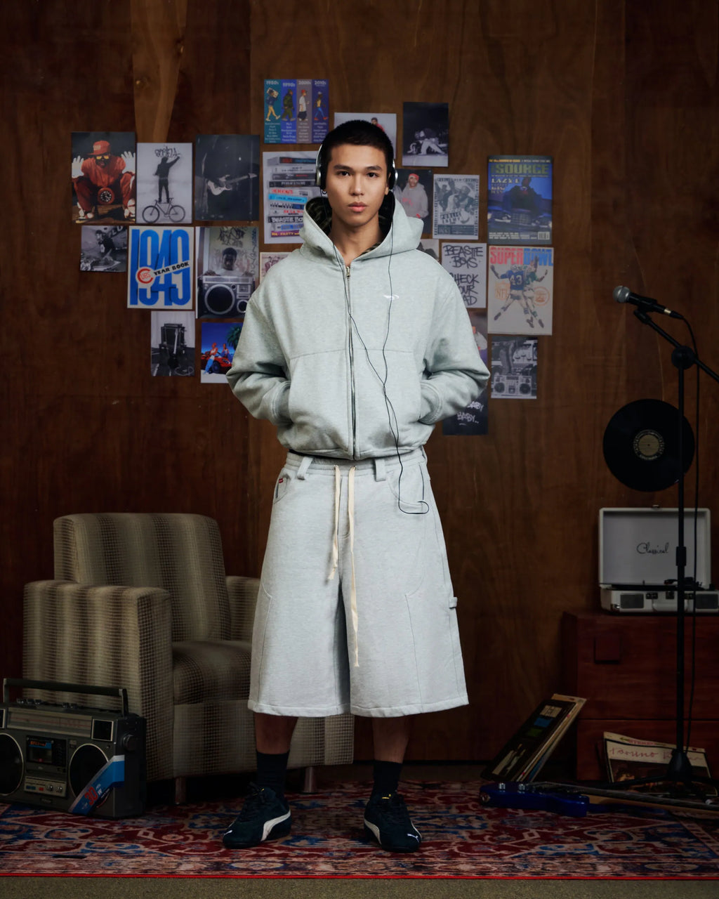 PUSH PUSH PP NIFTY SWEATSHORTS