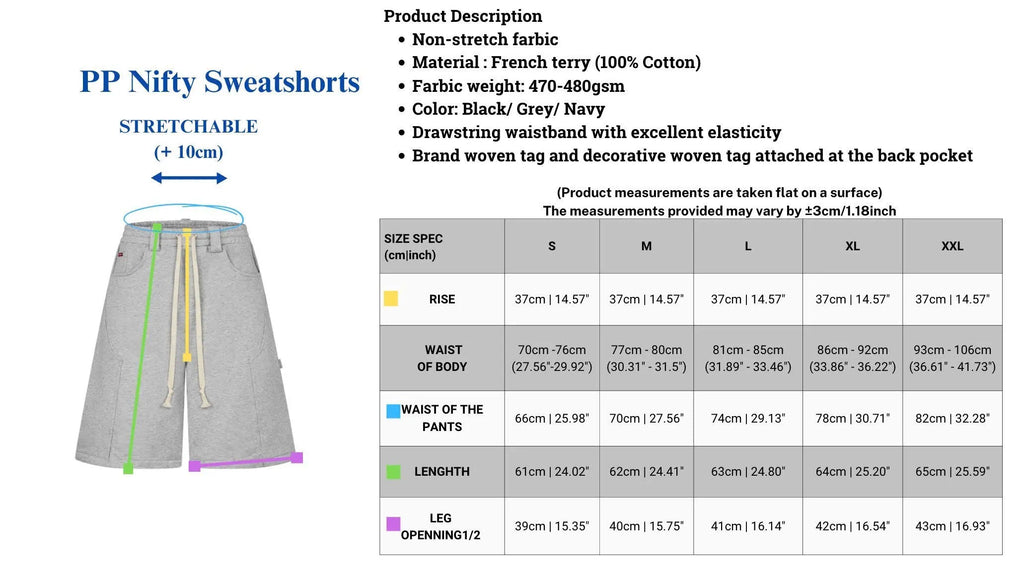 PUSH PUSH PP NIFTY SWEATSHORTS