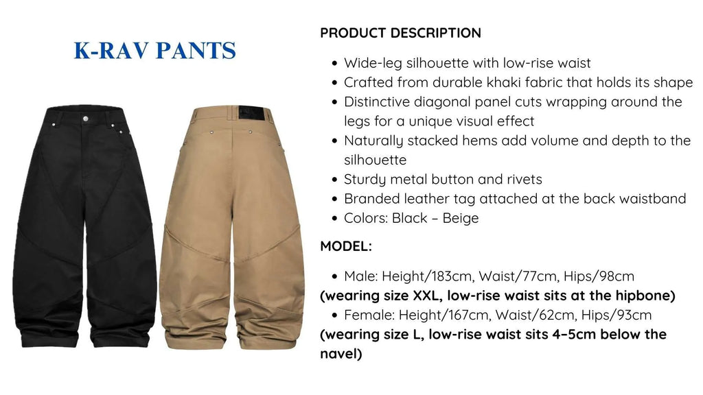 PUSH PUSH K-Raw Pants