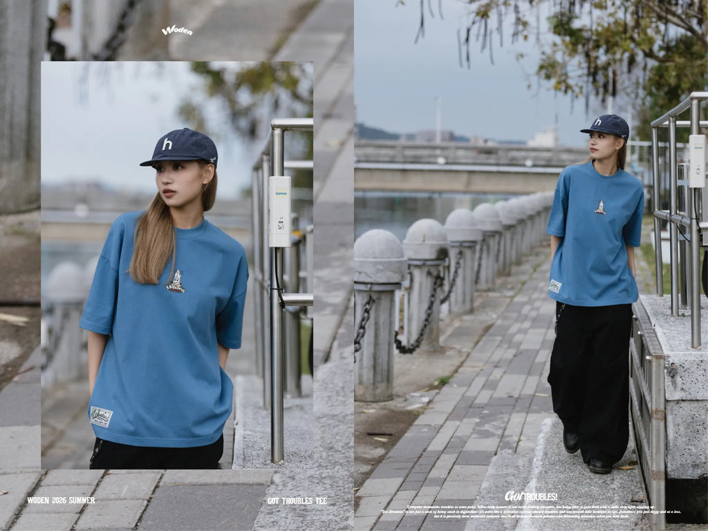 WODEN 2026 Spring & Summer 033 Got Troubles Tee