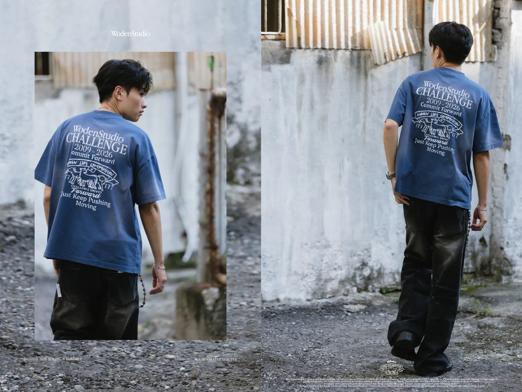 WODEN 2026 Spring & Summer 040 Wash Challenge Tee