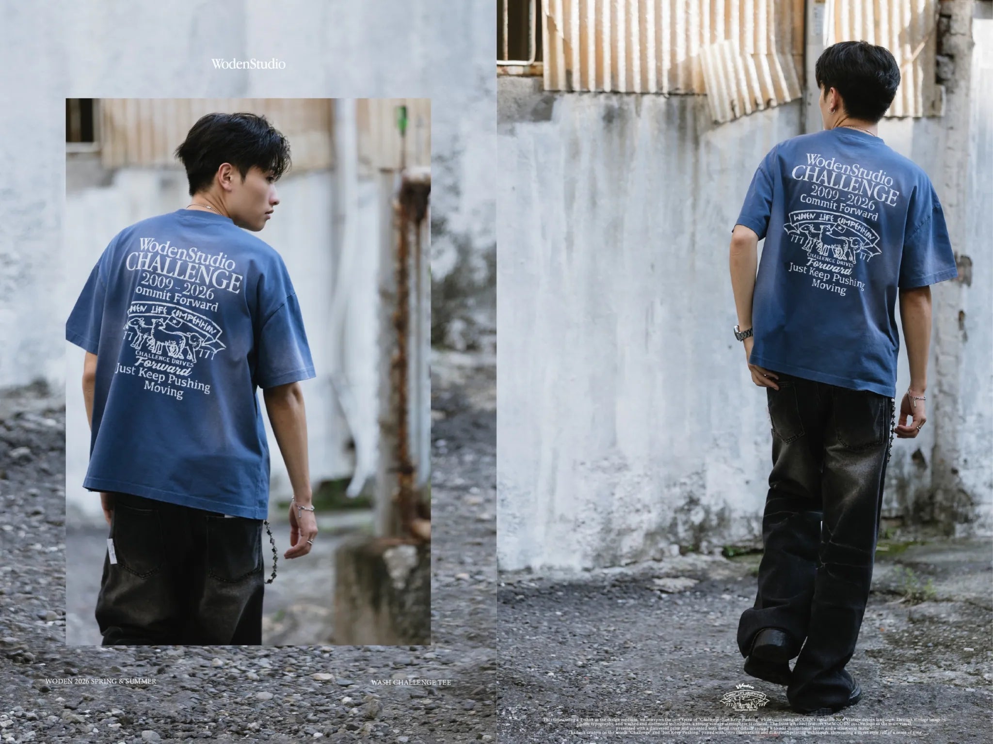 WODEN 2026 Spring & Summer 040 Wash Challenge Tee