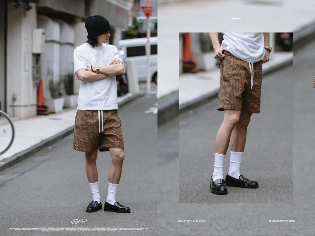 WODEN 2026 Spring & Summer 041 Seersucker Shorts