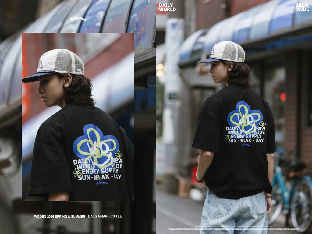 WODEN 2026 Spring & Summer 045  Daily Graphics Tee