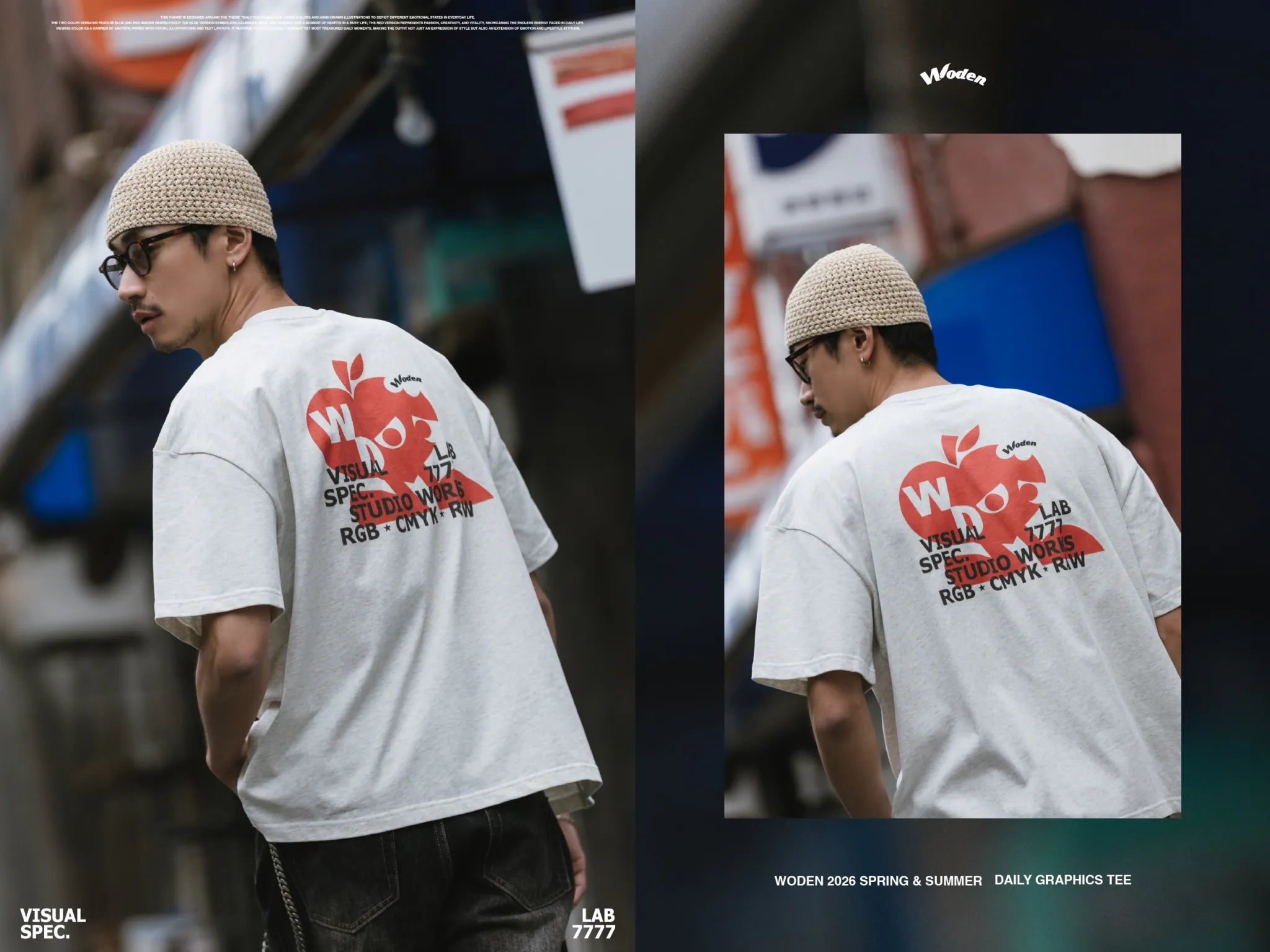 WODEN 2026 Spring & Summer 045  Daily Graphics Tee