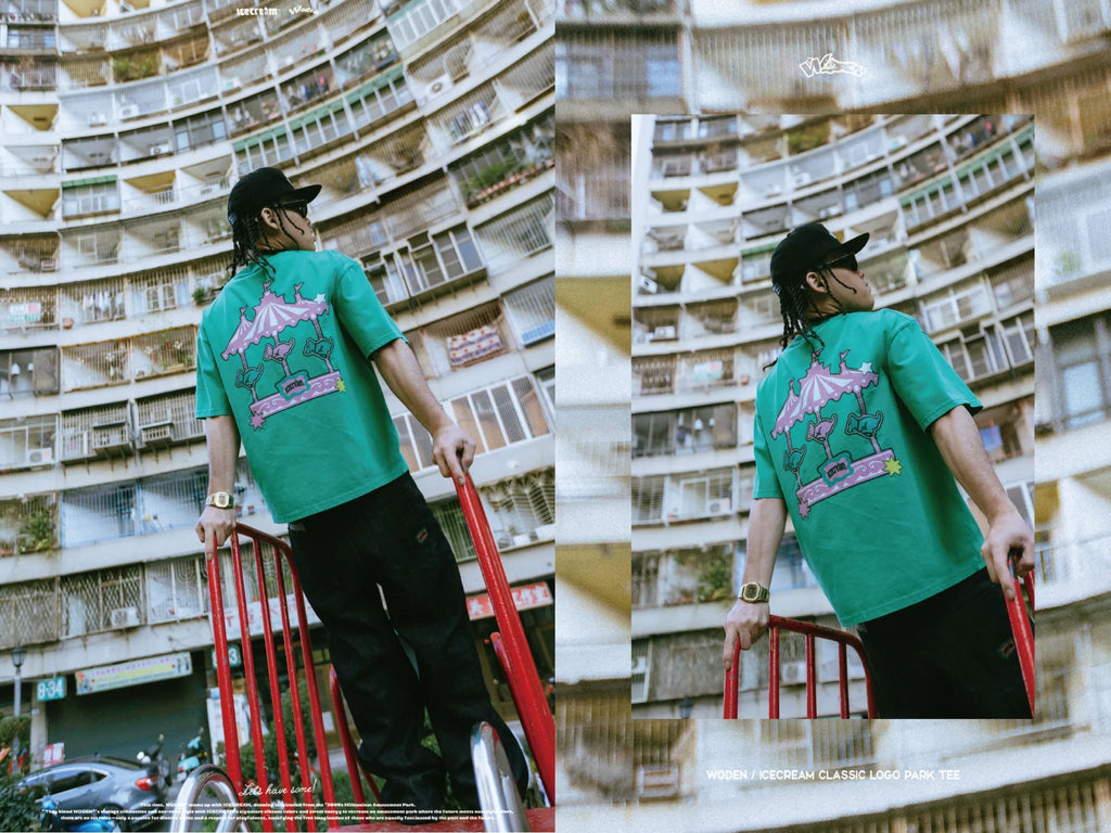WODEN / ICECREAM 25AW 025 Classic LOGO Park Tee
