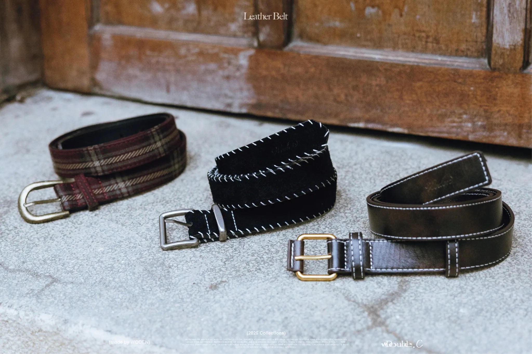 DoubleC 25AW Leather Belt