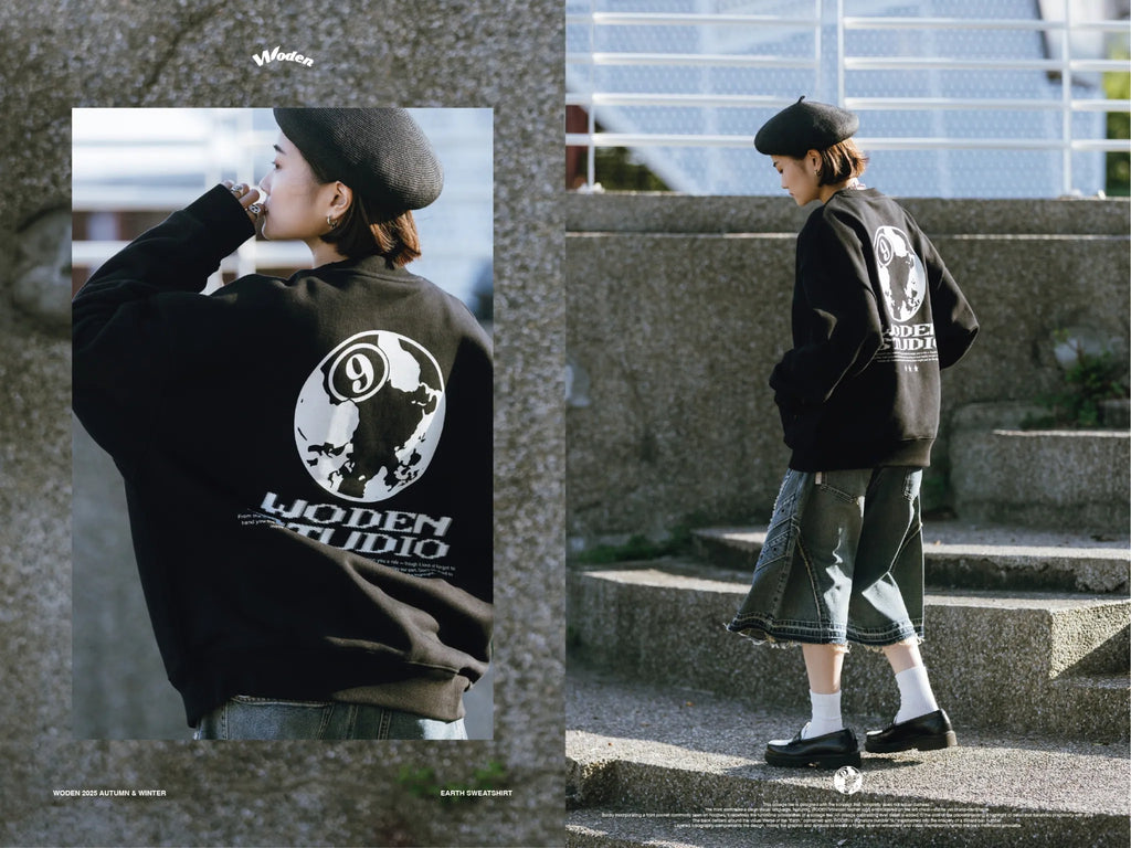 WODEN 2025 Autumn & Winter 016 Earth Sweatshirt