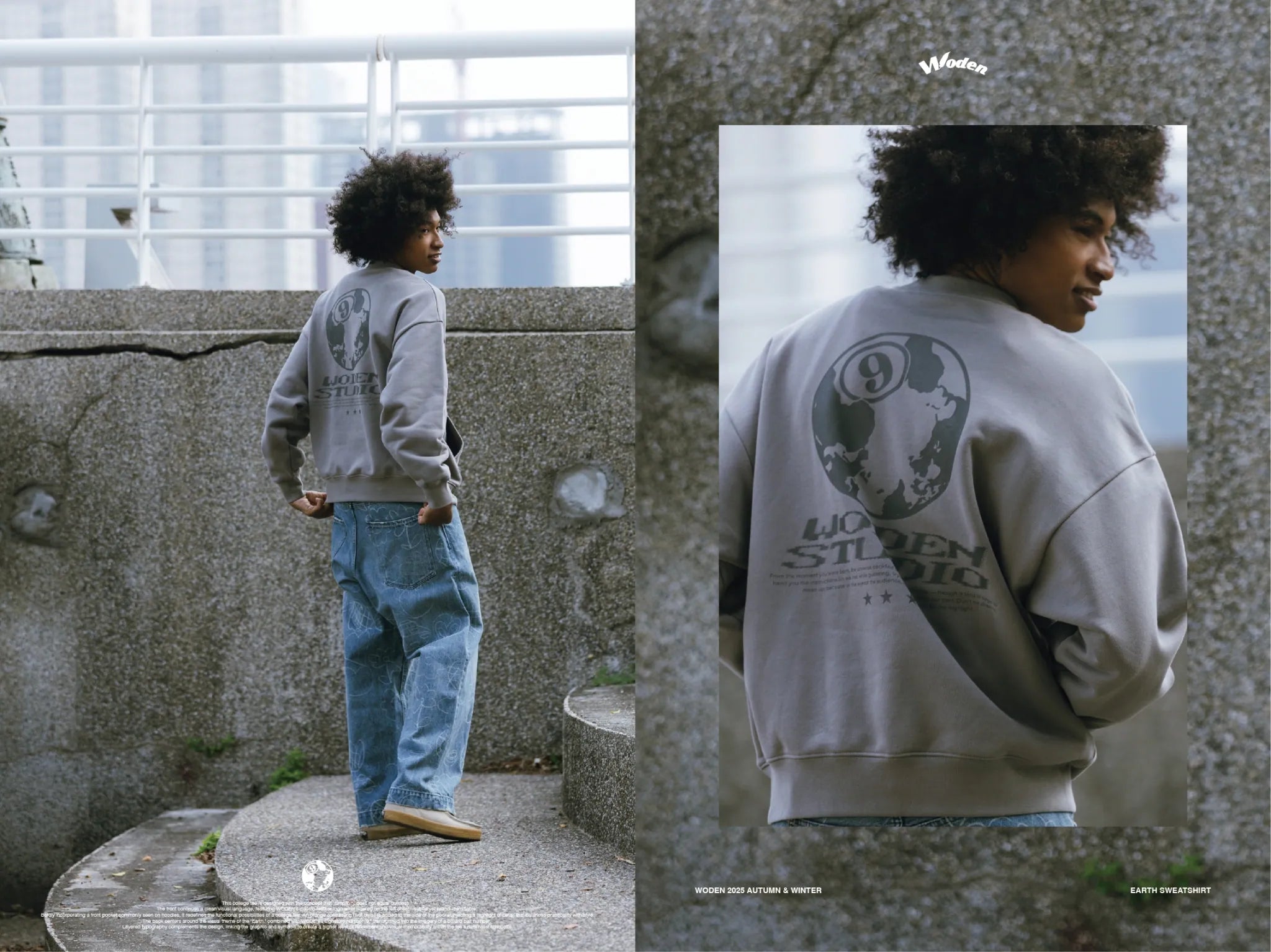 WODEN 2025 Autumn & Winter 016 Earth Sweatshirt