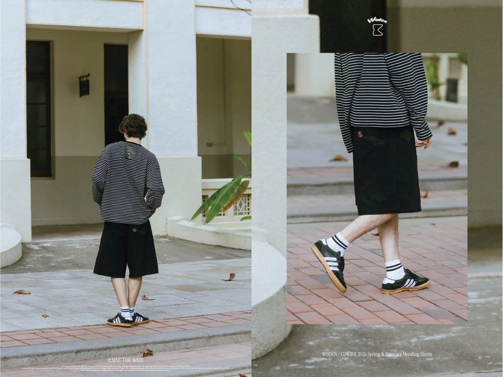 WODEN / COWAVE 2026 Spring & Summer 004 Mending Shorts