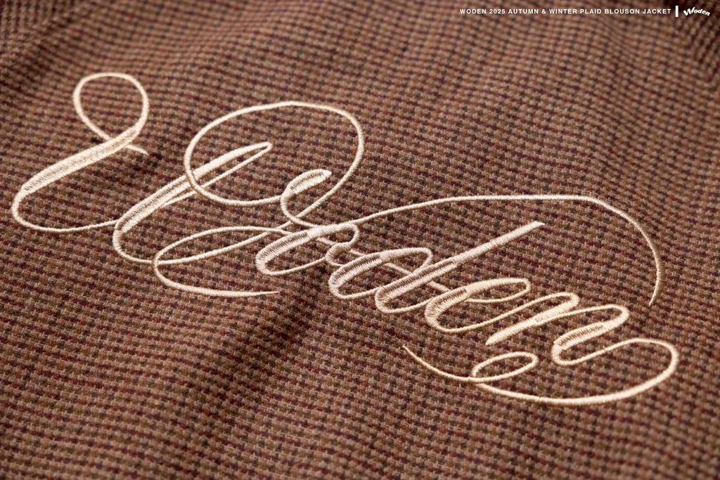 WODEN 2025 Autumn & Winter 022 Plaid Blouson Jacket