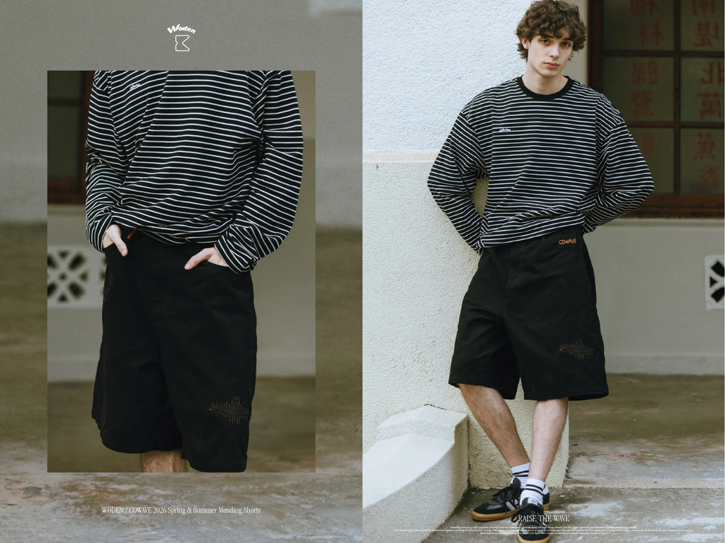 WODEN / COWAVE 2026 Spring & Summer 004 Mending Shorts