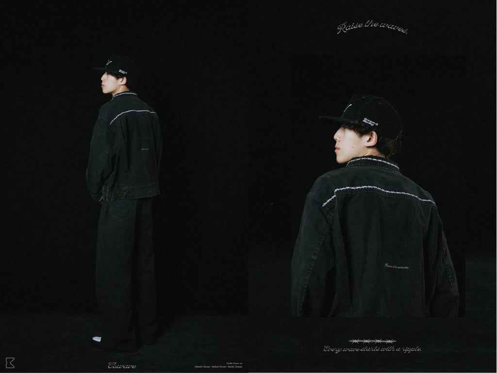 COWAVE 2025 Fall & Winter Wash Thorns Jacket