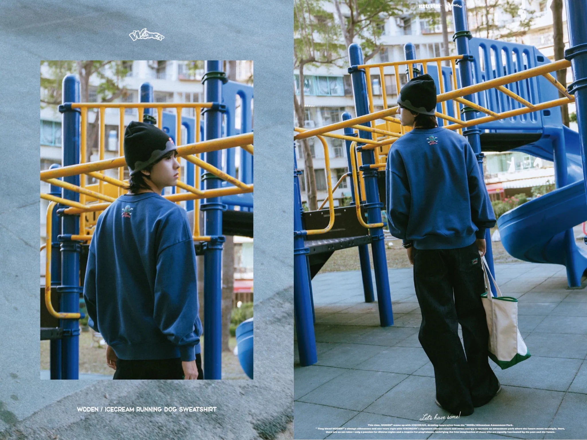 WODEN / ICECREAM 25AW 027 Running Dog Sweatshirt