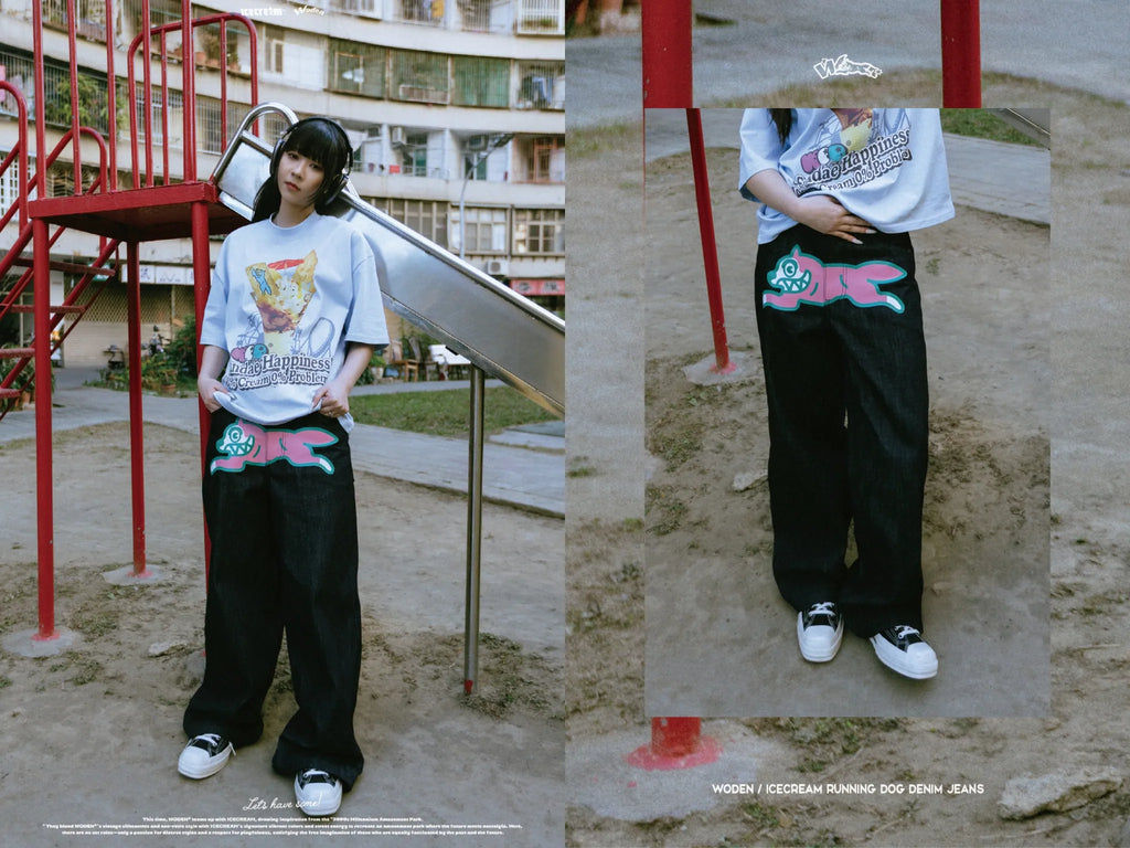 WODEN / ICECREAM 25AW 029 Running Dog Denim Jeans