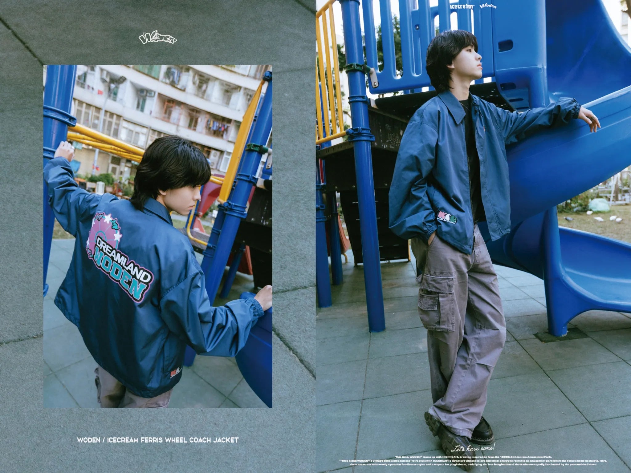 WODEN / ICECREAM 25AW 028 Ferris Wheel Coach Jacket