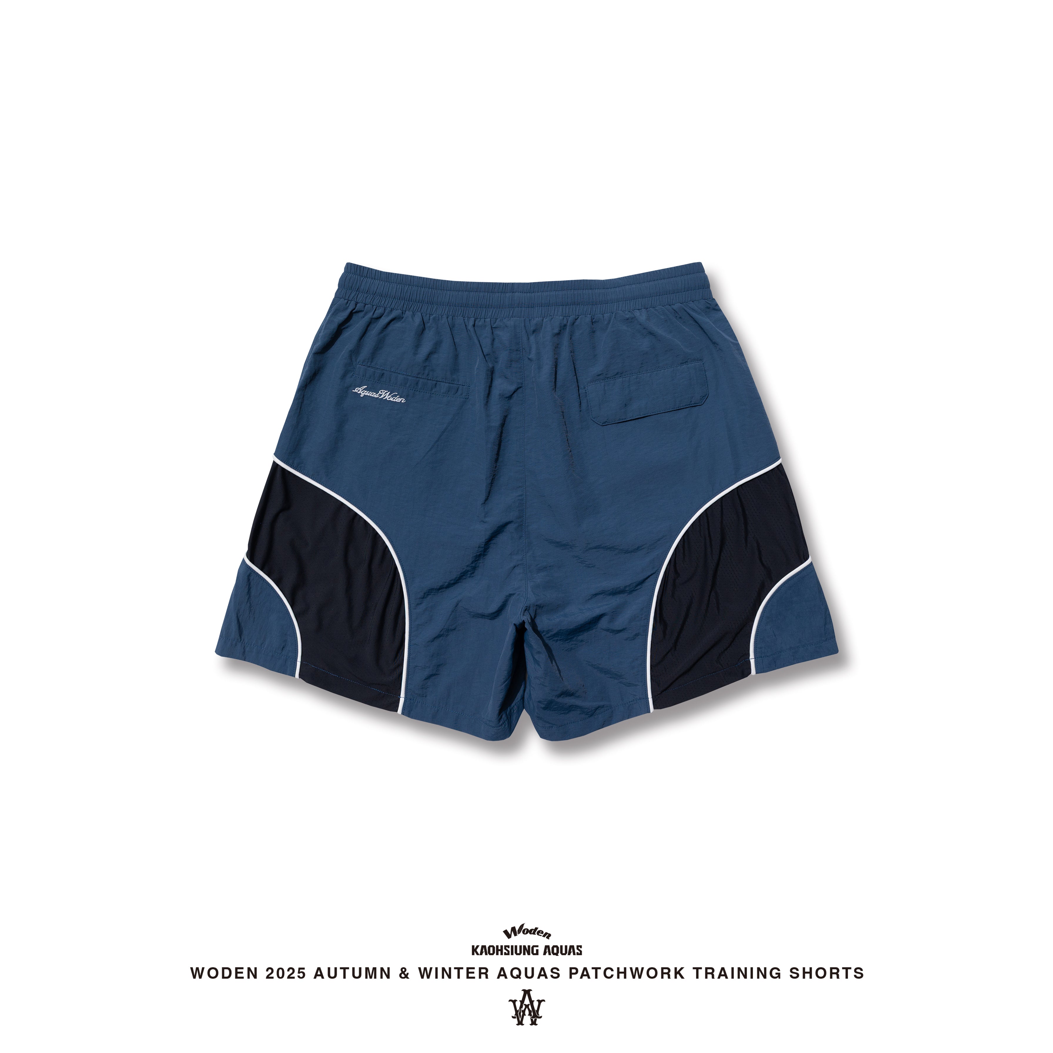 WODEN / AQUAS 2025 Autumn & Winter Patchwork Training Shorts