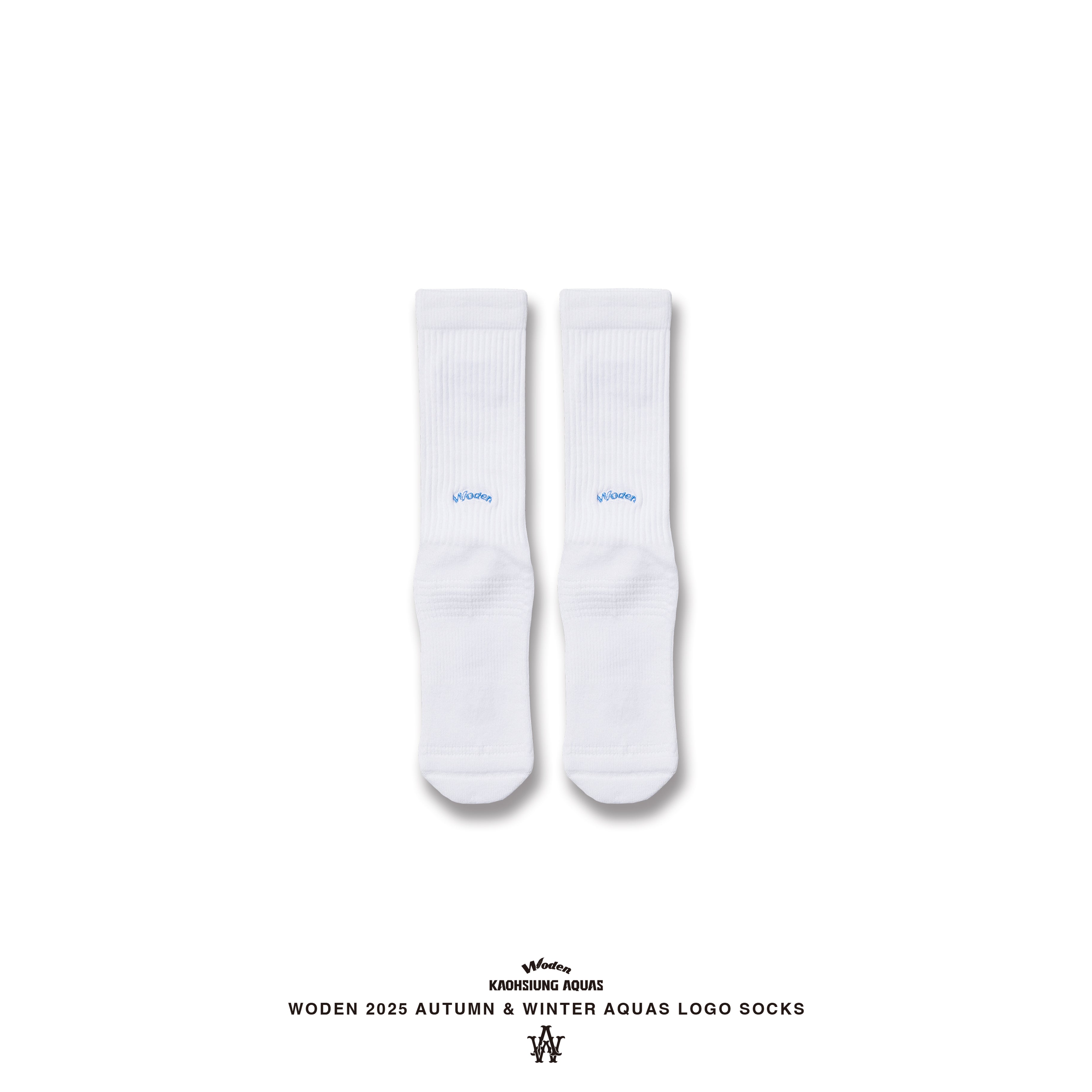 WODEN / AQUAS 2025 Autumn & Winter LOGO Socks