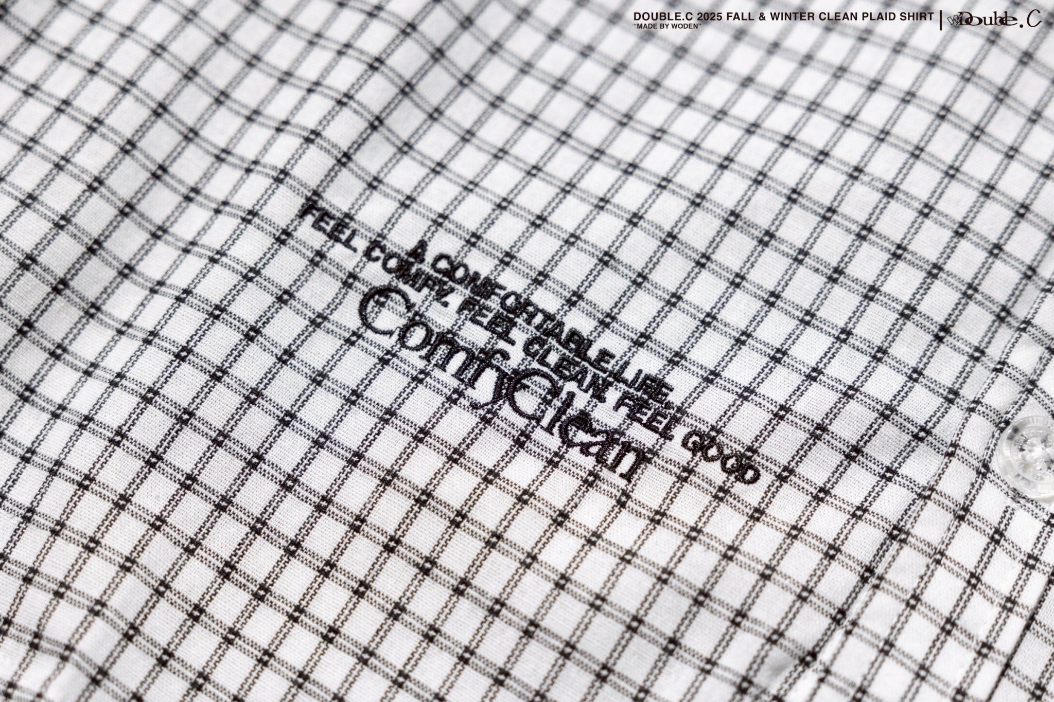 Double.C 2025 Fall & Winter Clean Plaid Shirt