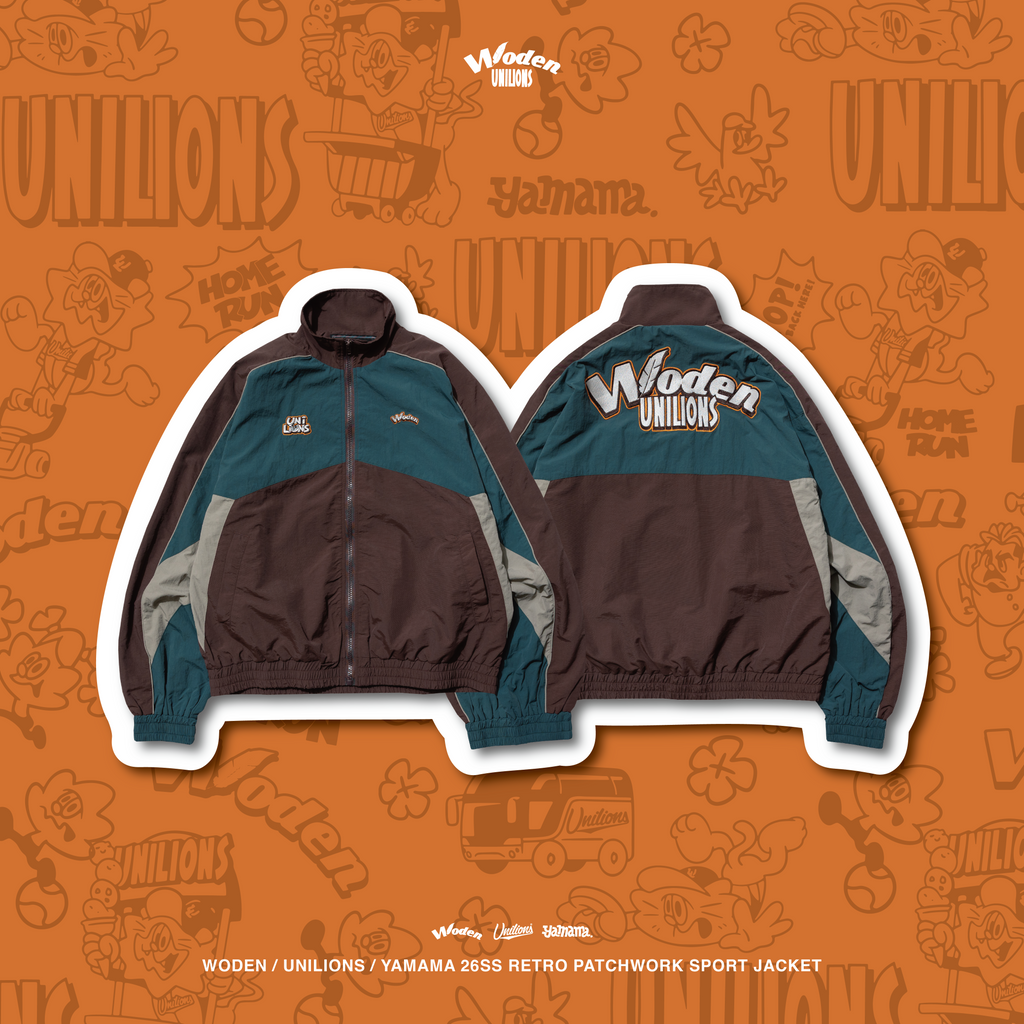 WODEN 2026 Spring & Summer 016 Unilions x Yamama Patchwork Sport Jacket