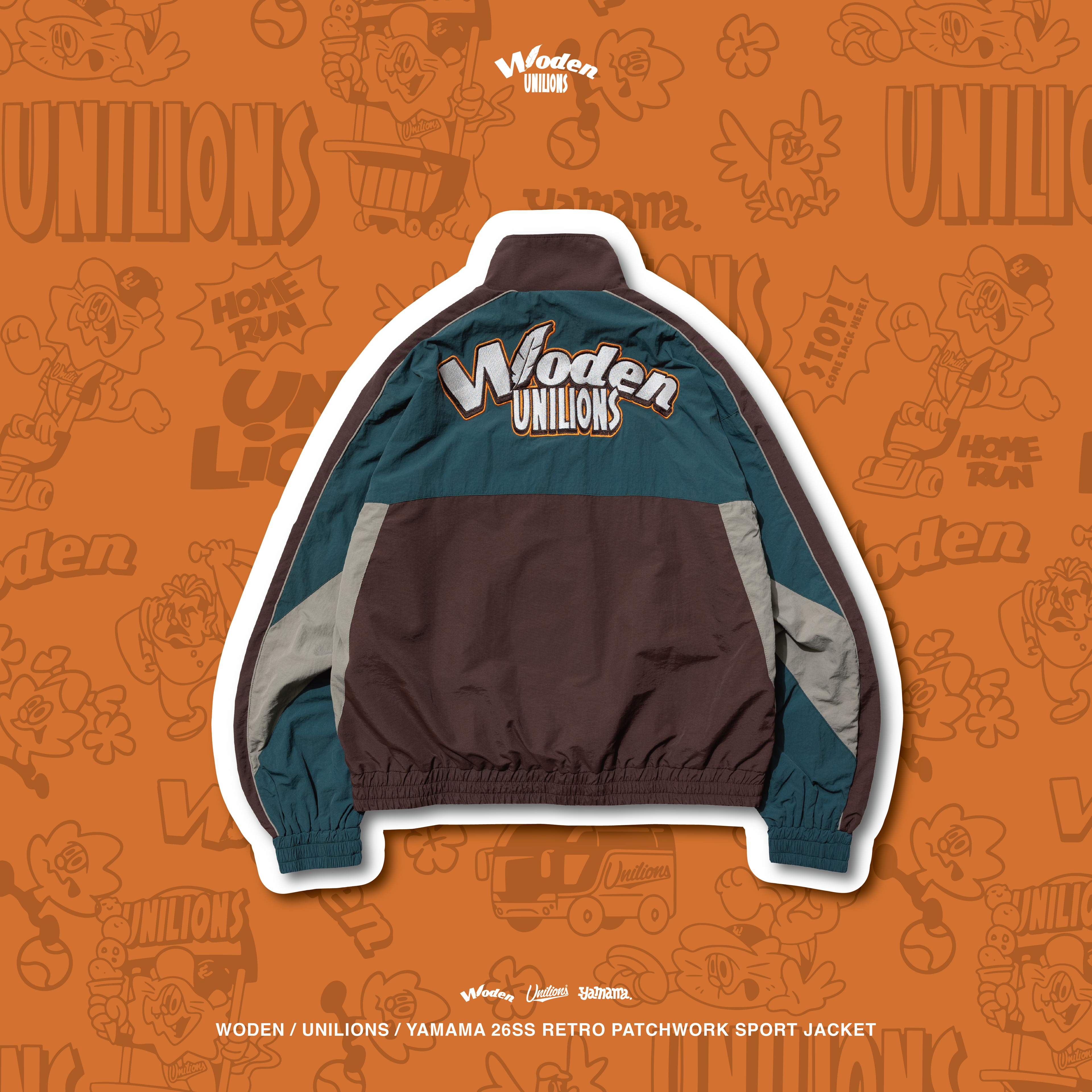 WODEN 2026 Spring & Summer 016 Unilions x Yamama Patchwork Sport Jacket