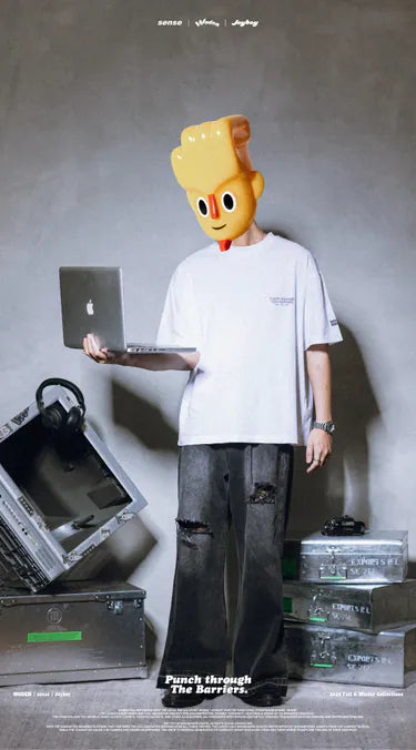 WODEN / sense / Joyboy 2024 Fall & Winter 019 Wash Draft Tee