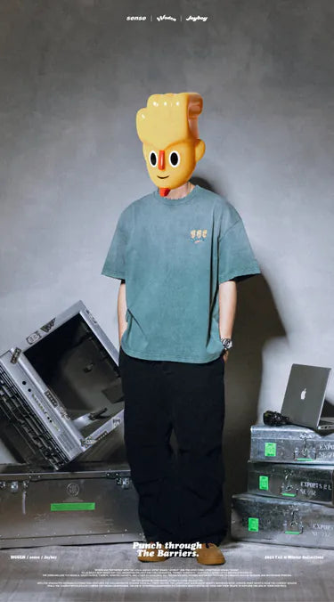 WODEN / sense / Joyboy 2024 Fall & Winter 020 Wash LOGO Tee