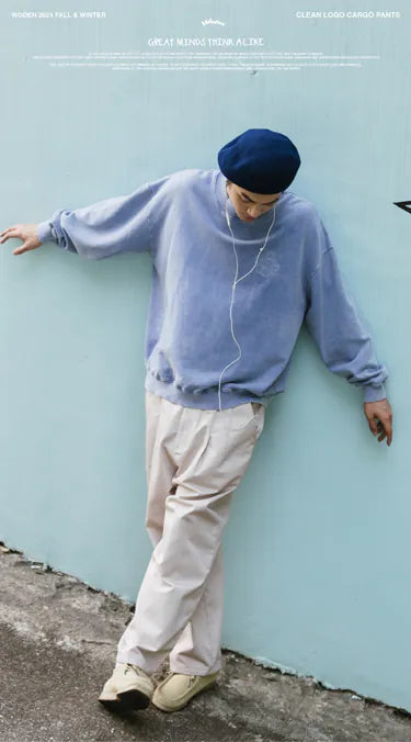 WODEN 2024 Fall & Winter 024 Clean LOGO Cargo Pants