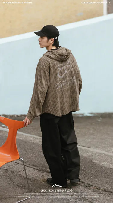 WODEN 2024 Fall & Winter 024 Clean LOGO Cargo Pants