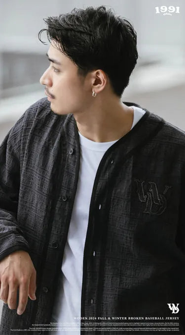 WODEN 2024 Fall & Winter 034 Broken Baseball Jersey