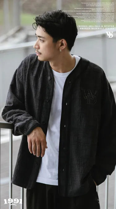 WODEN 2024 Fall & Winter 034 Broken Baseball Jersey