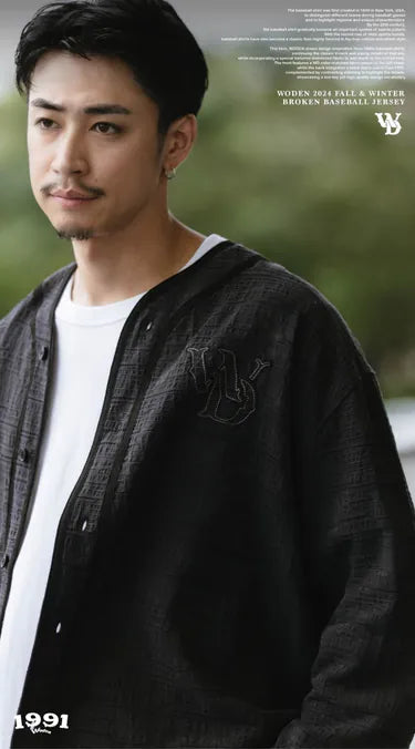 WODEN 2024 Fall & Winter 034 Broken Baseball Jersey