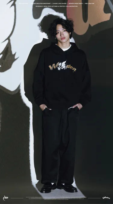 WODEN® X AES® 2024 Autumn & Winter 067 Classic LOGO Hoodie