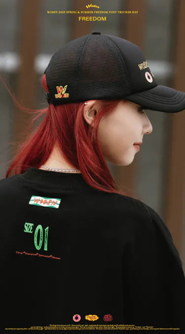 WODEN 2025 Spring & Summer 033 Freedom Font Trucker Hat